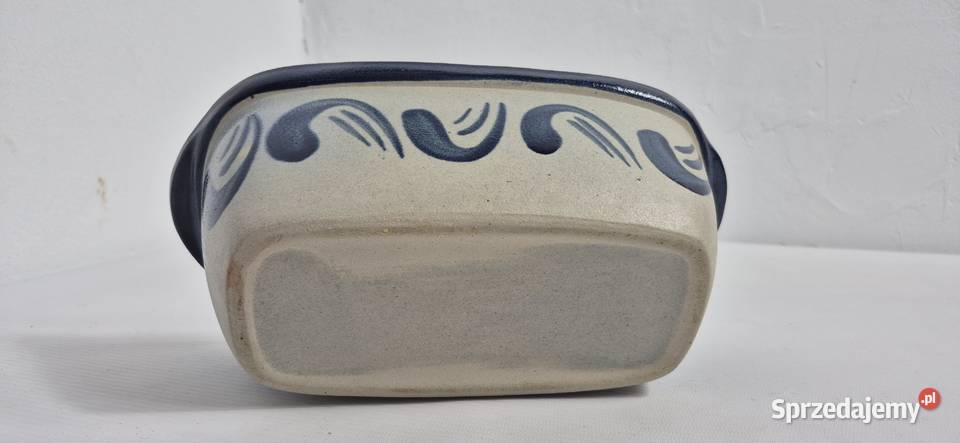 Stylowy ceramiczny garnek na śledzie HERINGSTOPF Biłgoraj