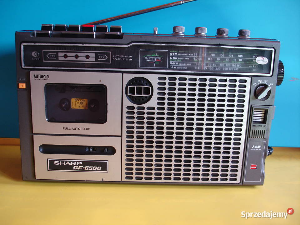 Radiomagnetofon SHARP GF6500 Elektronika lubuskie Zielona Góra