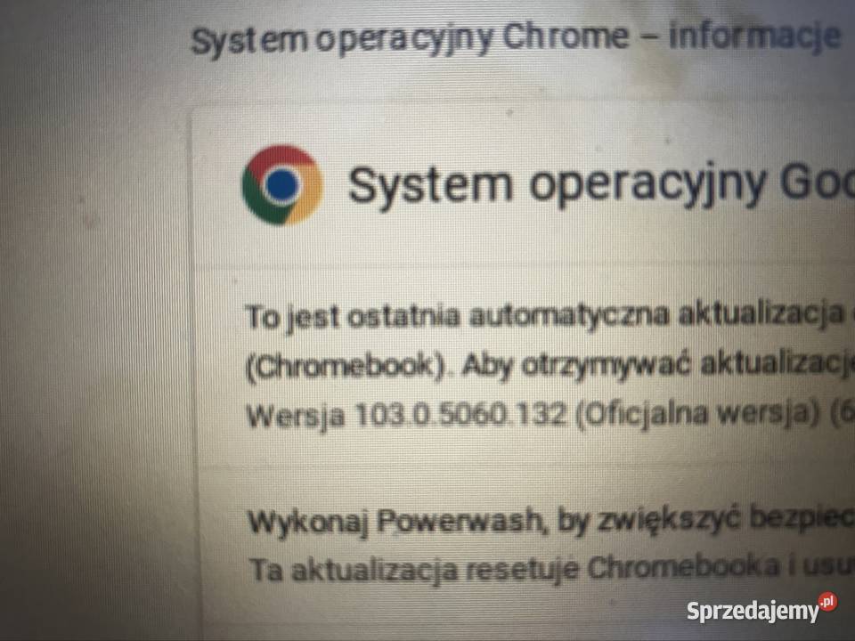 Acer laptop dotykowy chromebook