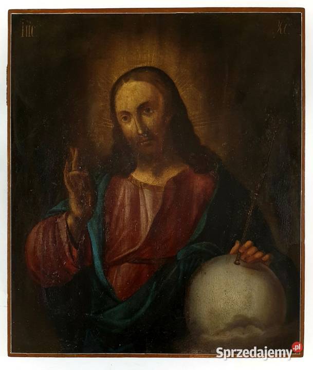 Ikona Jezus Chrystus jako Zbawiciel Świata 0408 Warszawa