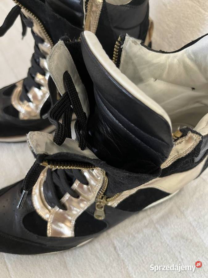 Eleną Lachi skórzane sneakersy damskie ukryty Jastrzębie-Zdrój