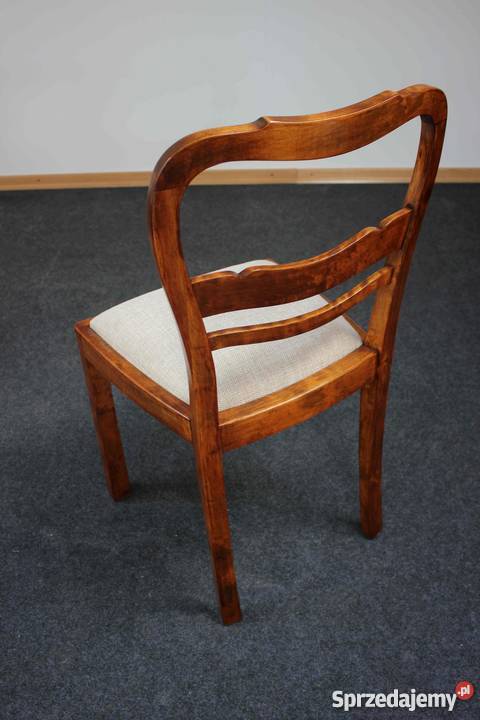Komplet 5 krzeseł art deco renowacji antyki Zielonka