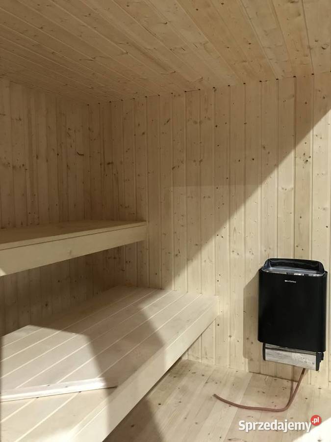 Sauna Ogrodowa z dużym przeszkleniem śląskie Zawiercie sprzedam