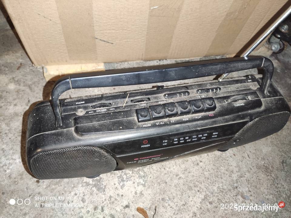 Radio radioodtwarzacz magnetofonowy