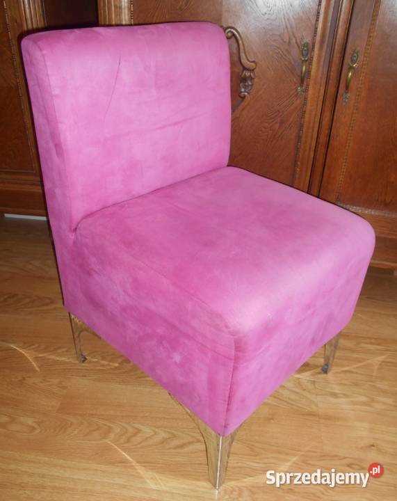 Fotel zamszowy