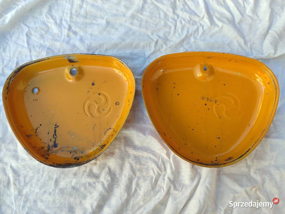 Zbiornikbak paliwa boczkipokrywy Simson S51 Nisko