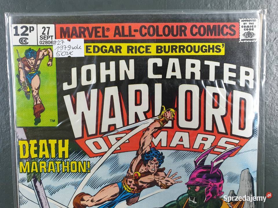 John Carter Warlord Of Mars 2 komiksy Marvel USA Gdynia