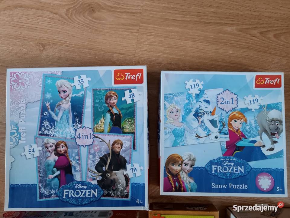 Zestaw 6 x puzzle i 1 x gra ortograficzna dzieci Puzzle śląskie Szczyrk sprzedam