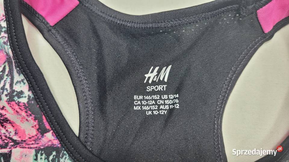 HM Fikuśny kolorowy top sportowy