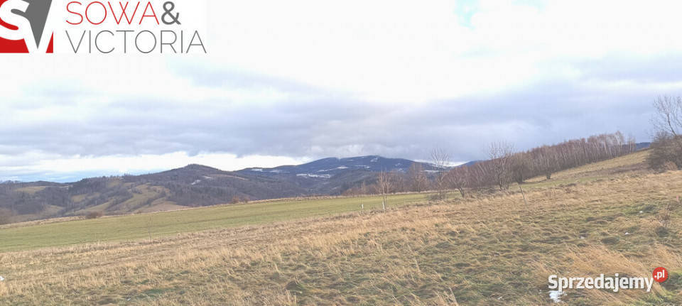 Piękna widokowa budowlana działka na sprzedaż Niedźwiedzica