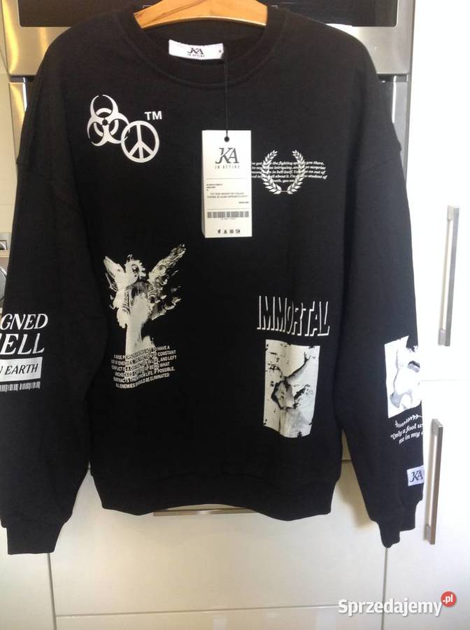Bluza Męska Czarna KA JK ATTIRE LXL NOWA Nowa Sól