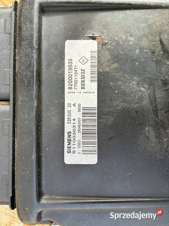 Komputer Sterownik Silnika Renault Clio II Wisznice