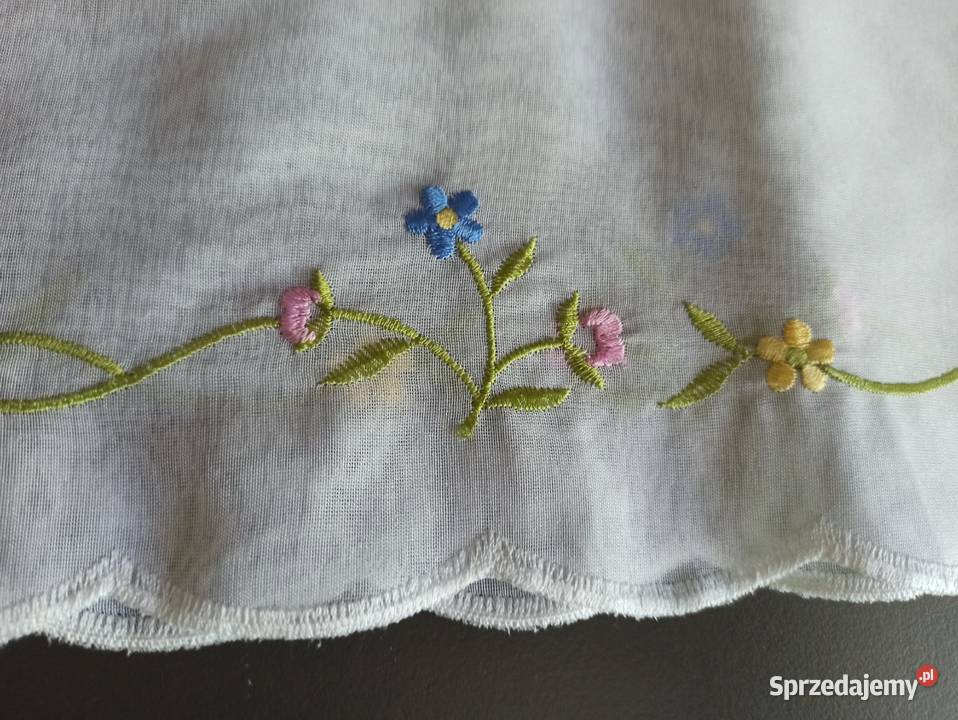 Firanka zazdrostka haftowana 180x40 Firany