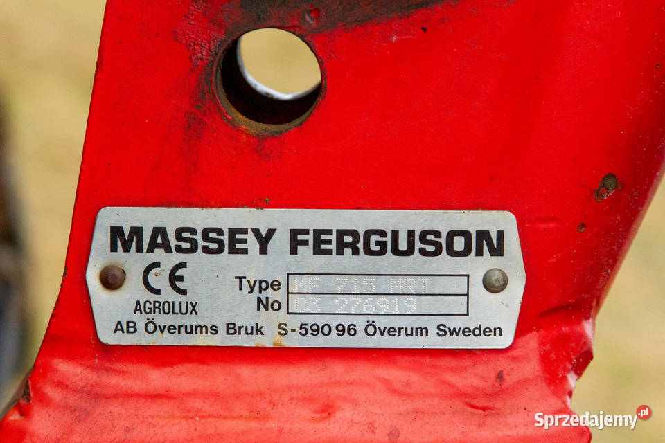 Pług obrotowy 4x20 Massey Ferguson 715 MRT 4AX Puńsk sprzedam
