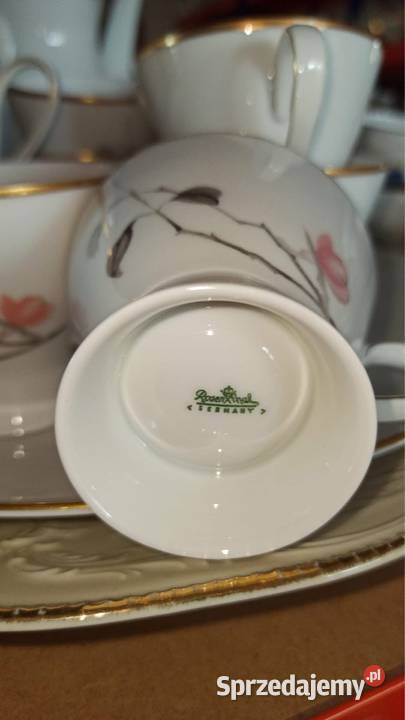 Serwis do kawy Migdałowy kwiat Rosenthal Form pomorskie Gdańsk