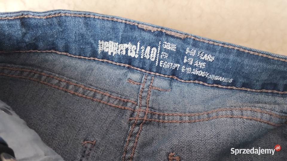 spodnie dziewczęce jeansowe rozmiar 140 Poznań