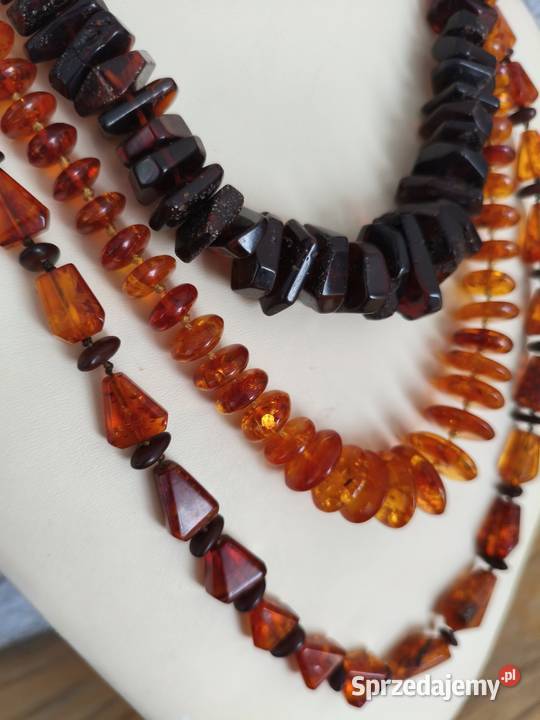 Naszyjnik Bursztyn Baltycki vintage
