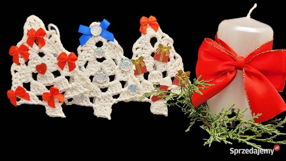 Choinki zawieszki choinkowe 3 Dekoracje świąteczne małopolskie Krzywaczka