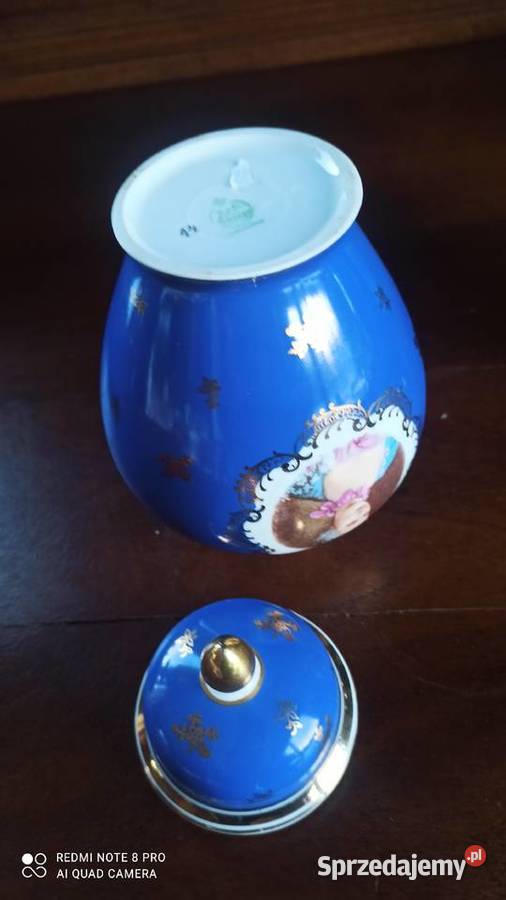 Amfora kobaltowa Zeh Sherzer Z Marią Antoniną Gdańsk