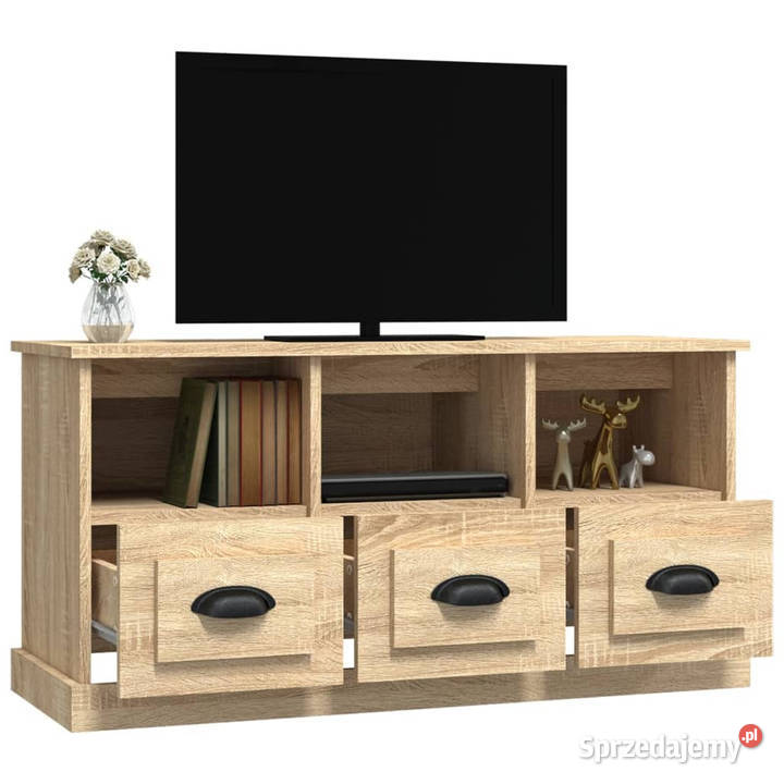 Szafka pod TV dąb sonoma 100x35x50 materiał Warszawa