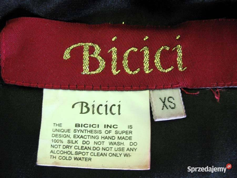 Sukienka czarna elegancka 34 XS biust 84 Bicici Siedlce