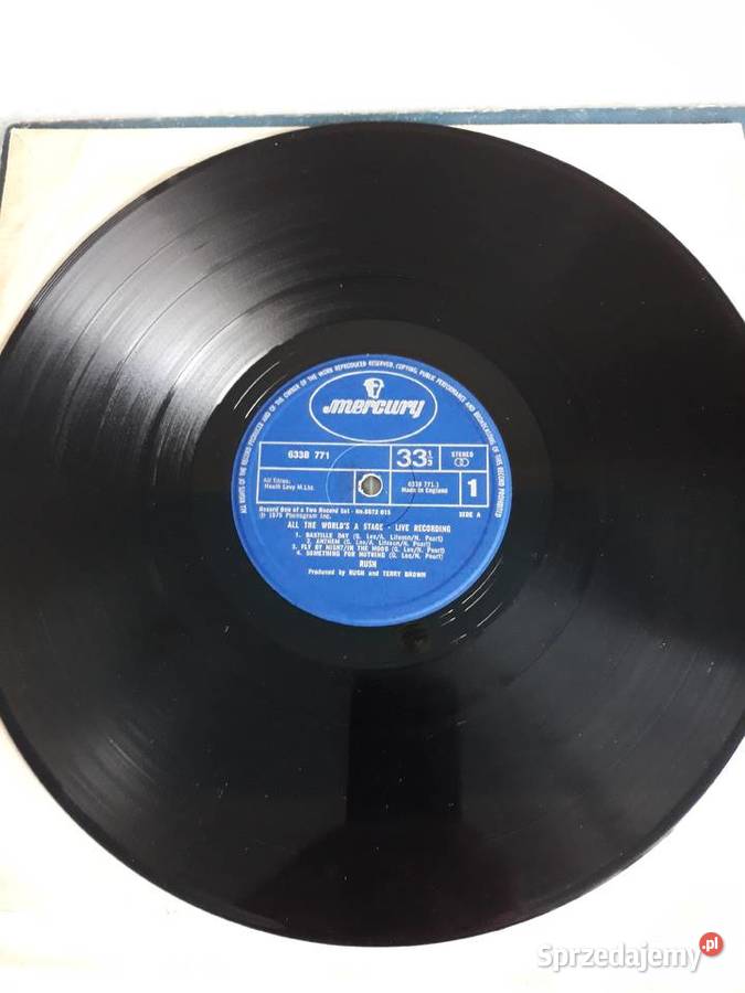 RUSH All The Worlds a Stage Live 19762 LP rock
