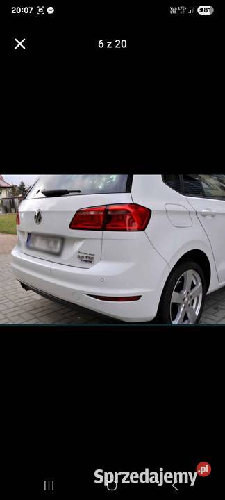 Volkswagen Golf Sportsvan 2015r 20 tdi 150 kurtyny powietrzne Golub-Dobrzyń sprzedam