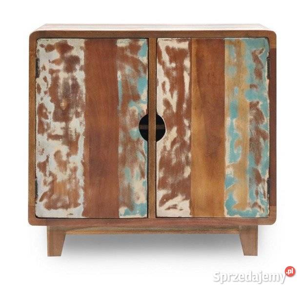 Drewniana komoda szafka w stylu loftowym z Komody