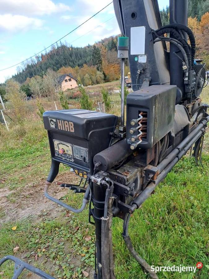 Dzwig hds Hiab 144k sterowany radiowo komplet z Zakliczyn