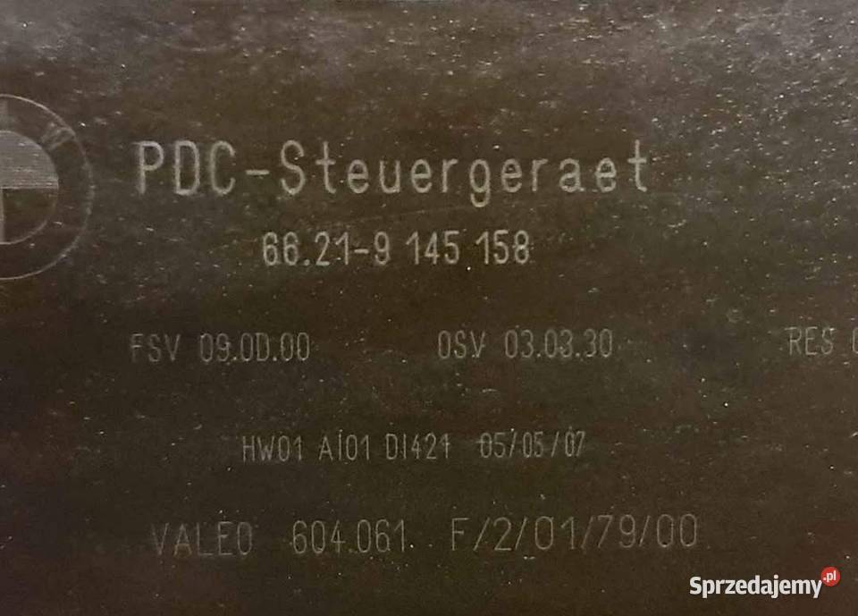 BMW E60 E61 E63 E65 E66 E70 E71 PDC sterownik Malechy