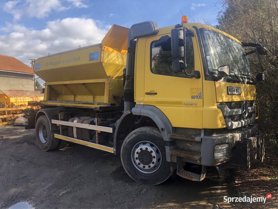 Mercedes Axor 1824 4x2 piaskarka solarka schmidt pierwszy właściciel Sędziszów Małopolski