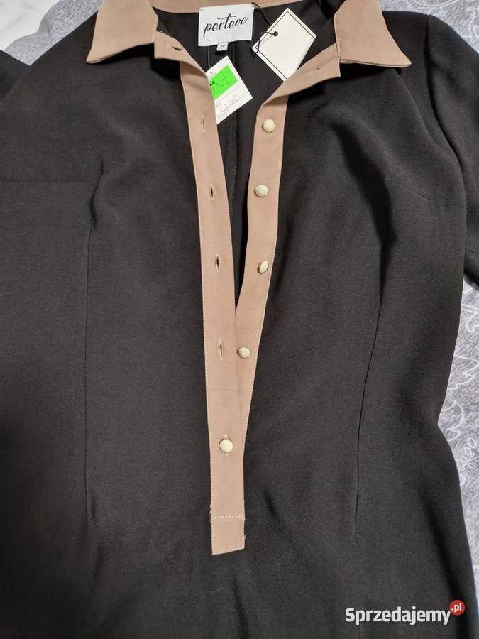 Elegancka klasyczna sukienka marki Perteve Nowogard