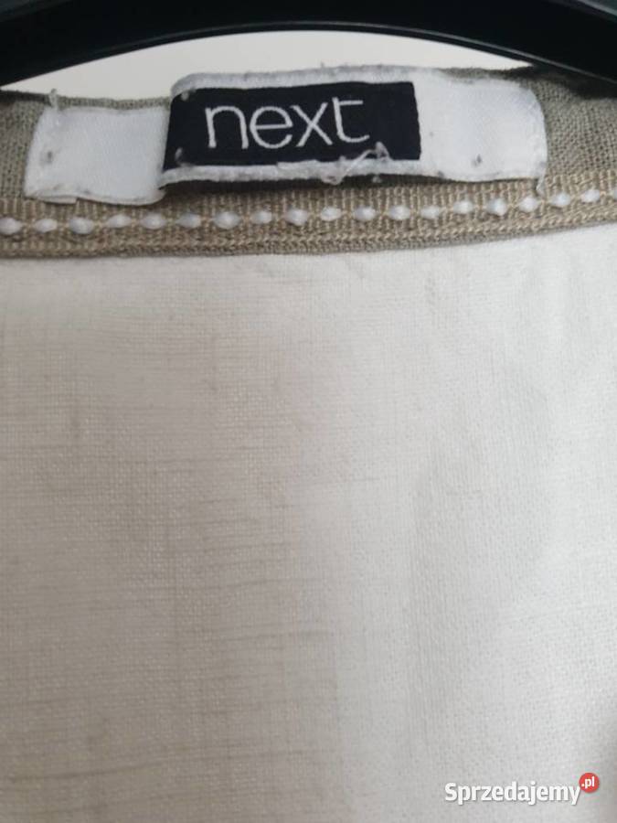 Sukienka letnia szmizjerka M krem khaki len Radom