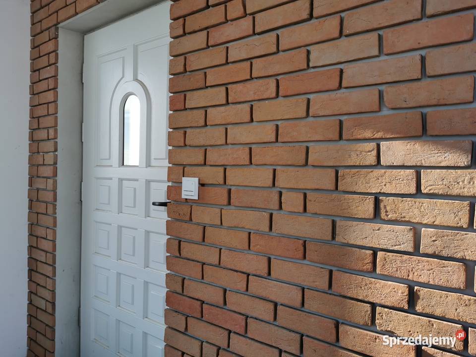 Ręcznie formowane rustykalne płytki z cegły Brzozów