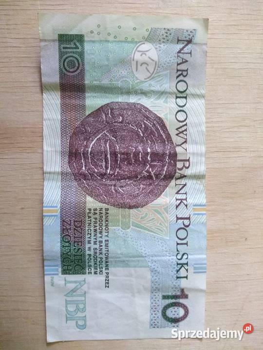 Banknot 10 numer seryjny 777 dolnośląskie Wrocław sprzedam