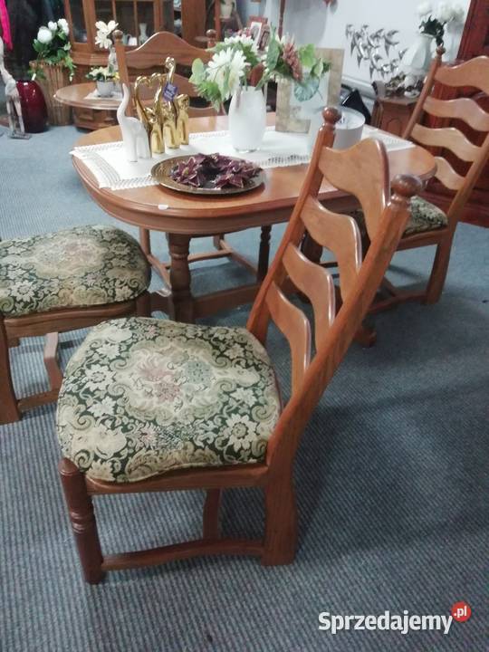 Krzesła dębowe kpl 6 Okazja Tarnobrzeg