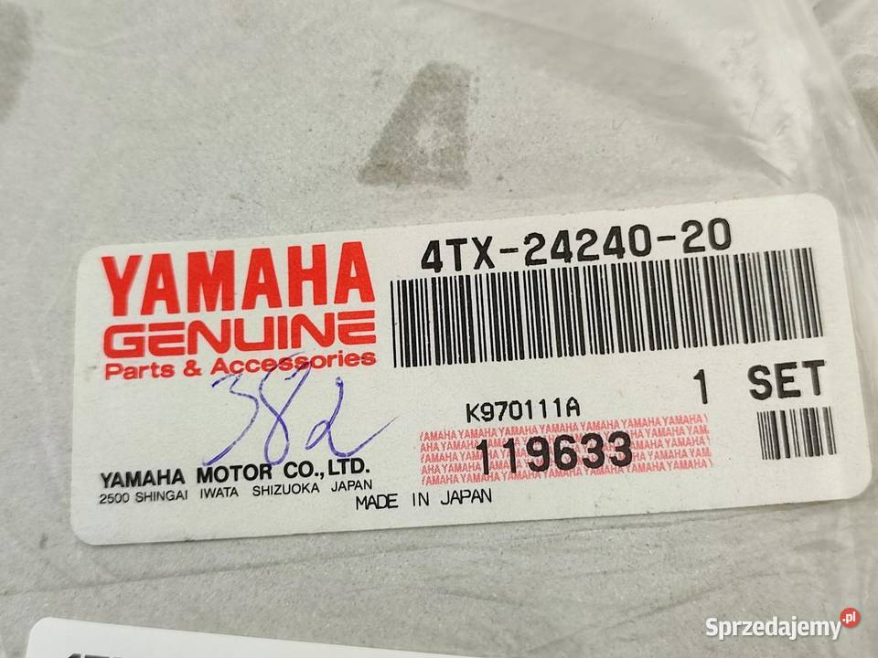 NAKLEJKA 2 NA BAK YAMAHA TDM850 19971998 lubelskie