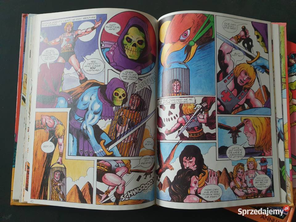HeMan Masters Of The Universe Annual 1986 komiks twarda okładka  Gdynia