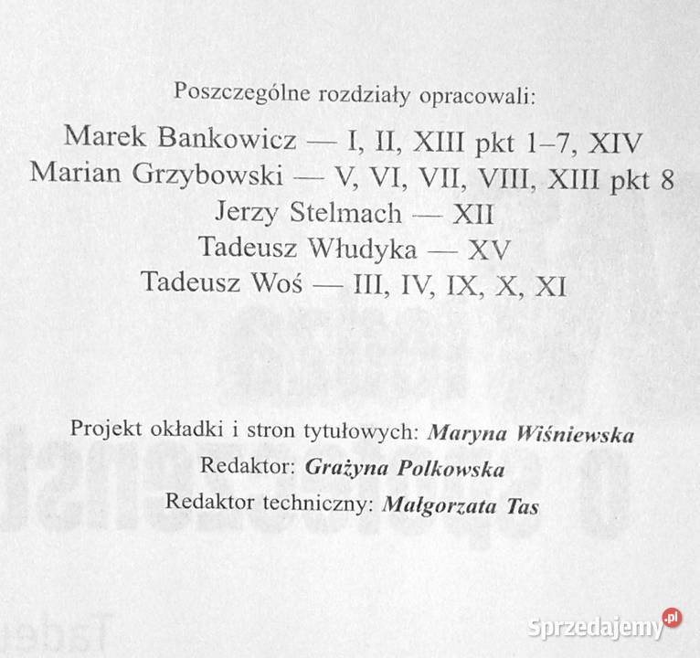 Wiedza o społeczeństwie Tadeusz Woś i inni Chełm sprzedam