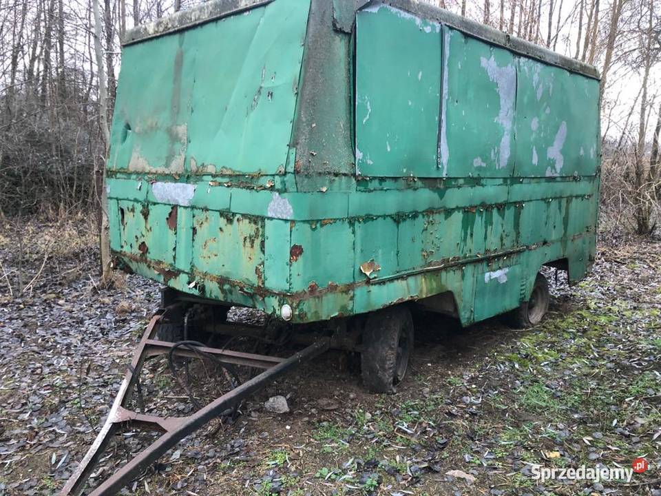 Przyczepa OSINOBUS D46 uszkodzony Mrocza