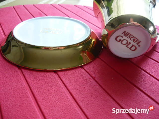 Filizanka NESCKAFE GOLD z spodkiem Myszków