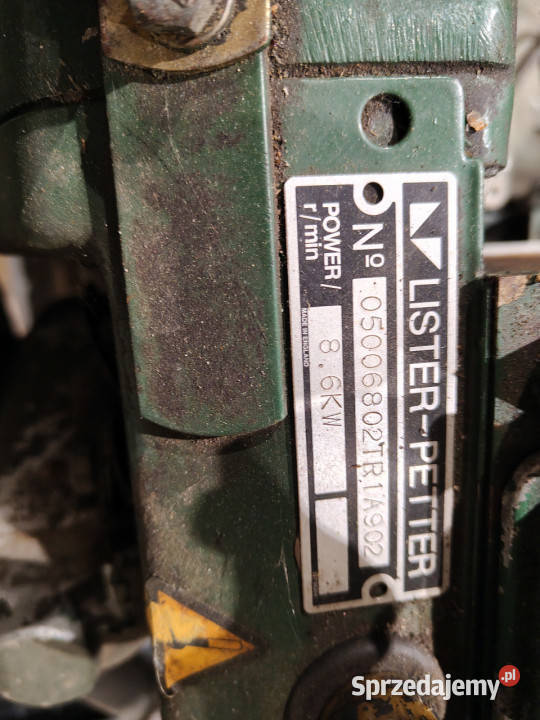 Silnik LISTER PETTER T SERIES 86 kW Diesel do Włosty
