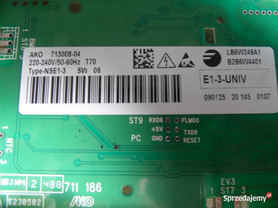 programator pralki mastercook PFE1060 LB6W249A1 Radlin