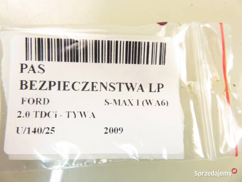 PAS LEWY PRZEDNI FORD S I WA6 605274100 osobowe