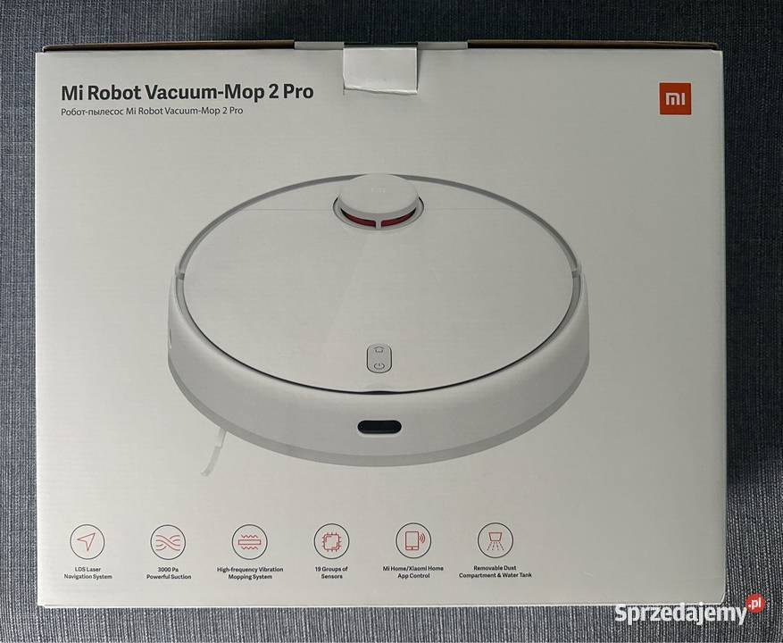 Robot sprzątający Xiaomi Mi Robot Vacuum-Mop 2 Pro z funkcją mopa, biały