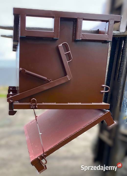 Kontener z otwieranym dnem 05m3 koliba Niedrzew Pierwszy