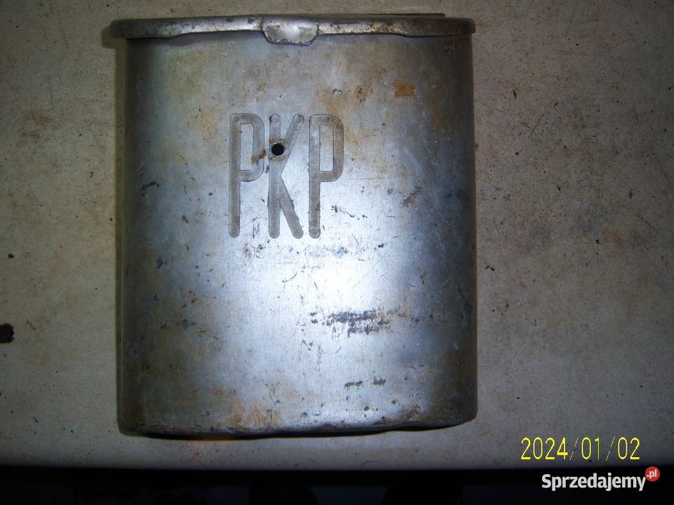 Kolekcjonerska śmietniczka kosz wagon PKP