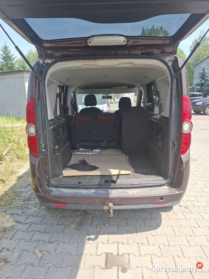 Fiat Doblo Multijet 20 2010 5 osob OC PT uszkodzony Kraków