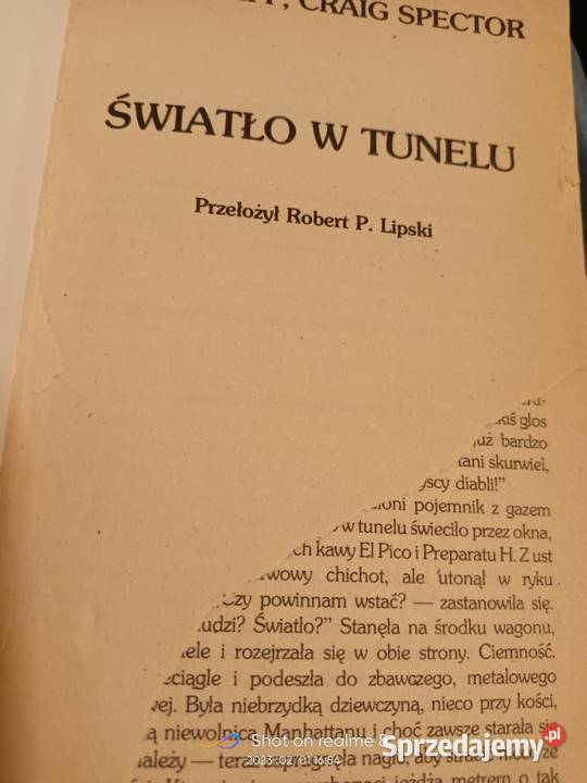 Światło w tunelu Skipp książki pierwsze wydanie Rok wydania 1992 Proza i poezja Warszawa