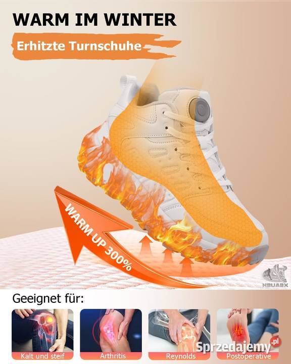 Podgrzewane buty męskie i damskie 4000 mAH R37